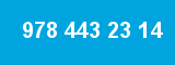 978 443 23 14 978 443 23 14